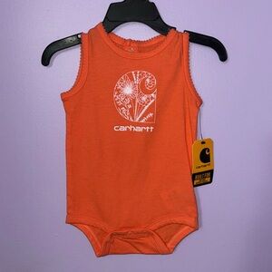 Carhartt baby girl bodysuit size 6m NWT